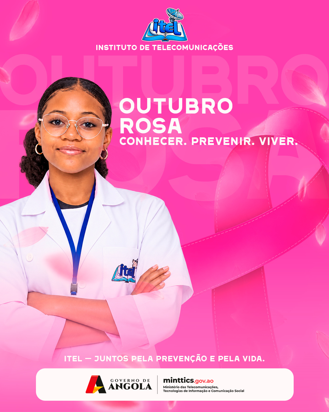 OUTUBRO ROSA | CONHECER. PREVENIR. VIVER.